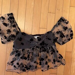 Urban Outfitters Kimchi Blue Claudia
Floral Blouse